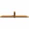 Ekena Millwork Eugene Smooth Timber Gable Bracket, Western Red Cedar, 96"W x 24"H x 5 1/2"D x 5 1/2"F, 6/12 Pitch GBW096X24X0606EUG00SWR - alternate 2